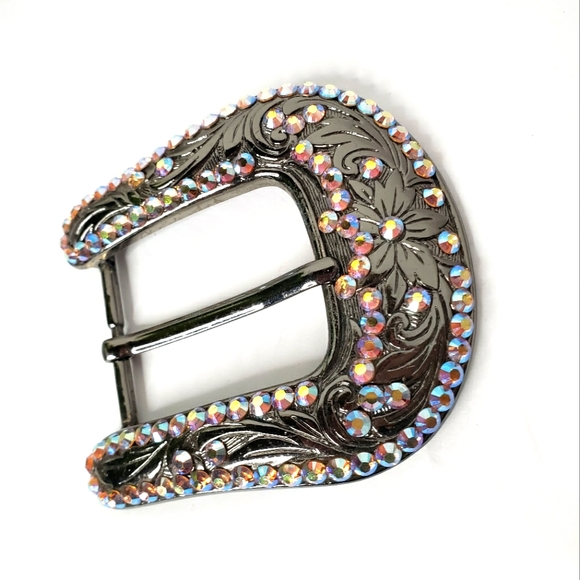 TRADE BB Simon Rhinestone Belt Buckle - Picture 1 of 5